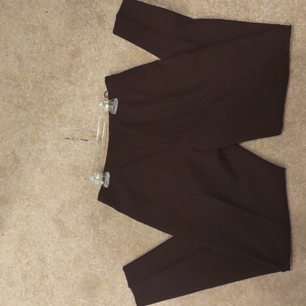 Alex Garfield iridescent pants slacks, 6, nwt Front Zipper, Black Purple Red - Picture 10 of 11